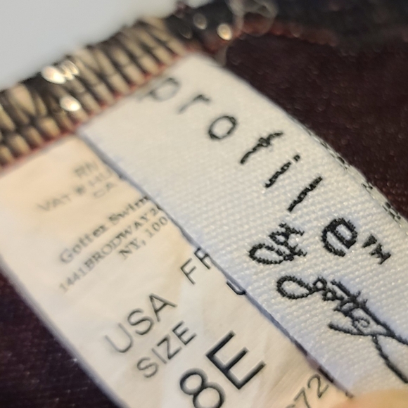 Profile By Gottex One Piece Swimsuit Sz 8 - Picture 4 of 4